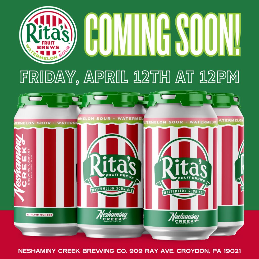 Neshaminy Creek Releases New Rita’s Fruit Brews Watermelon Sour and Expands Distribution