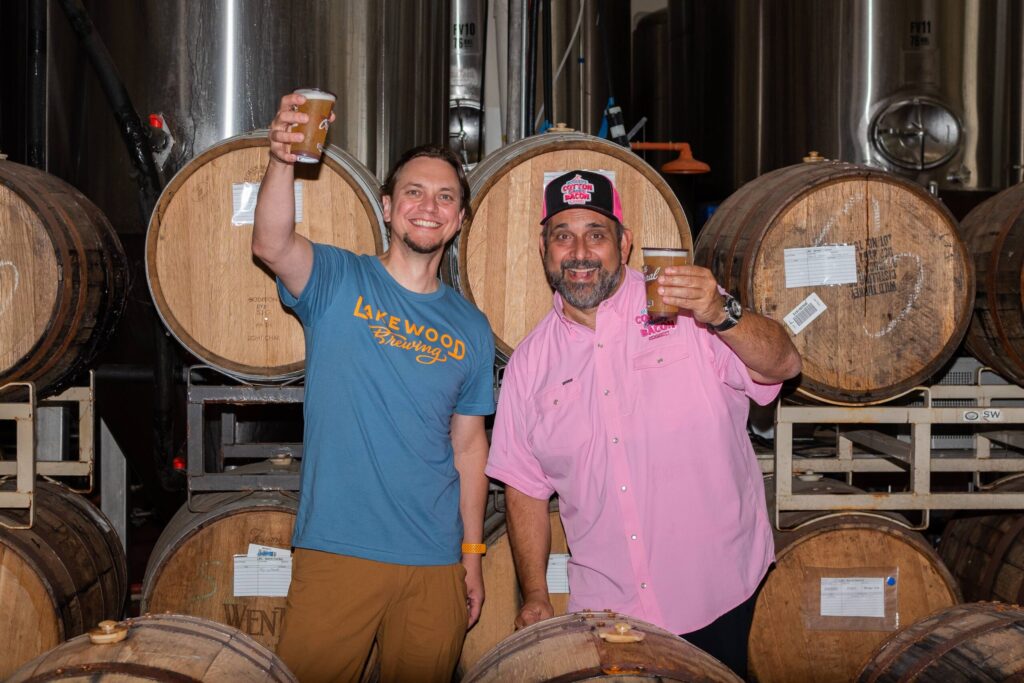 Lakewood Brewing Releases Cotton Candy Bacon Blonde to Pair with Big Tex Choice Award Winner; Rousso’s Cotton Candy Bacon on a Stick