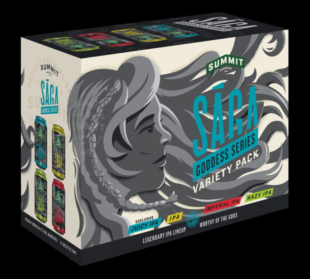 Summit Brewing Co. Expands the Sága Goddess Series and Releases 2nd Variety Pack