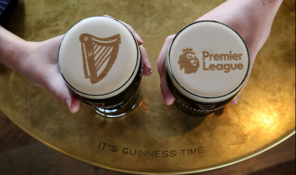 Guinness Becomes The Official Beer of the Premier League & Guinness 0.0 the Official Non-Alcoholic Beer of the Premier League