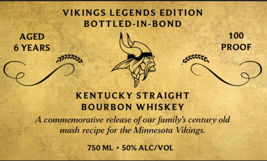 Vikings Legends Edition Bottles-In-Bond Kentucky Straight Bourbon Whiskey