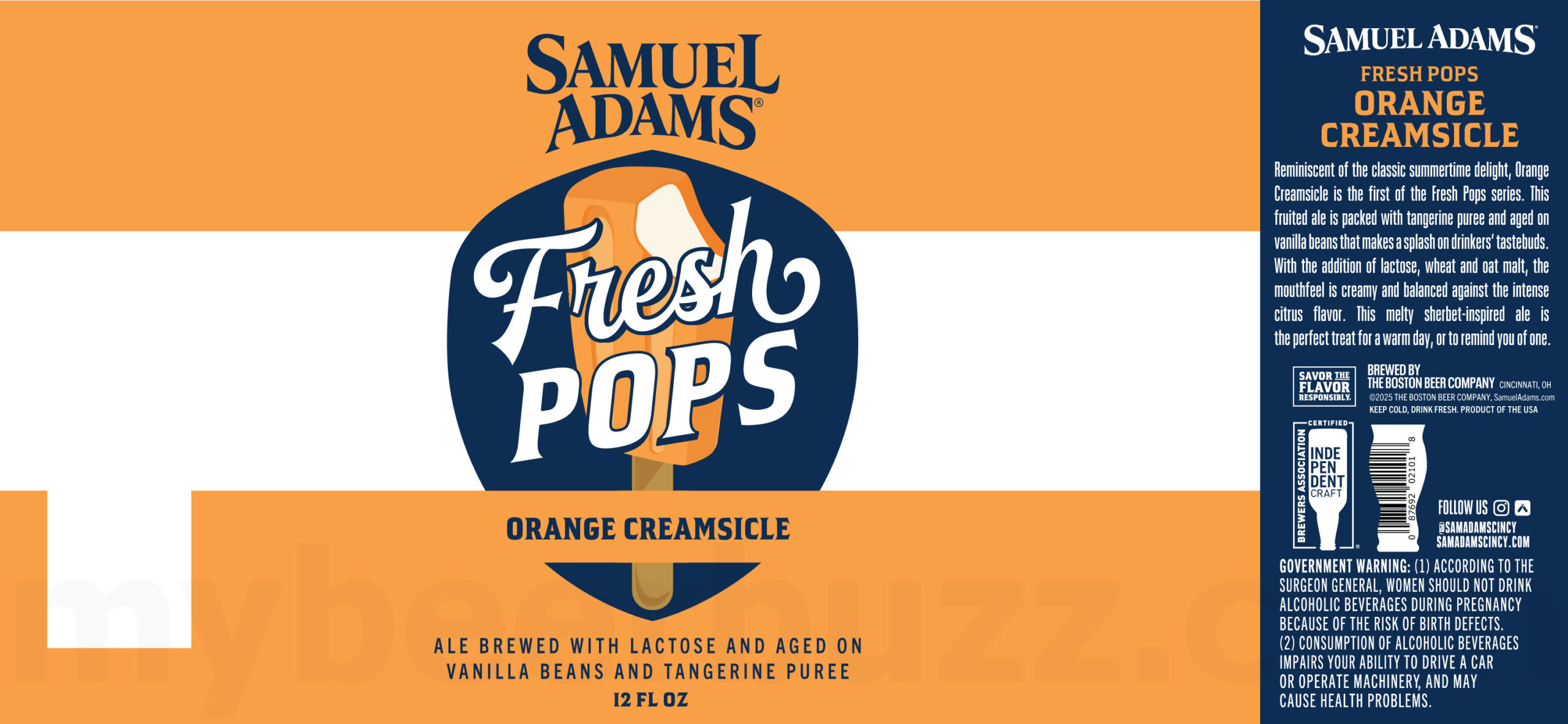 Samuel Adams Adding Fresh Pops Orange Creamsicle & Fresh Pop Strawberry Vanilla Shortcake