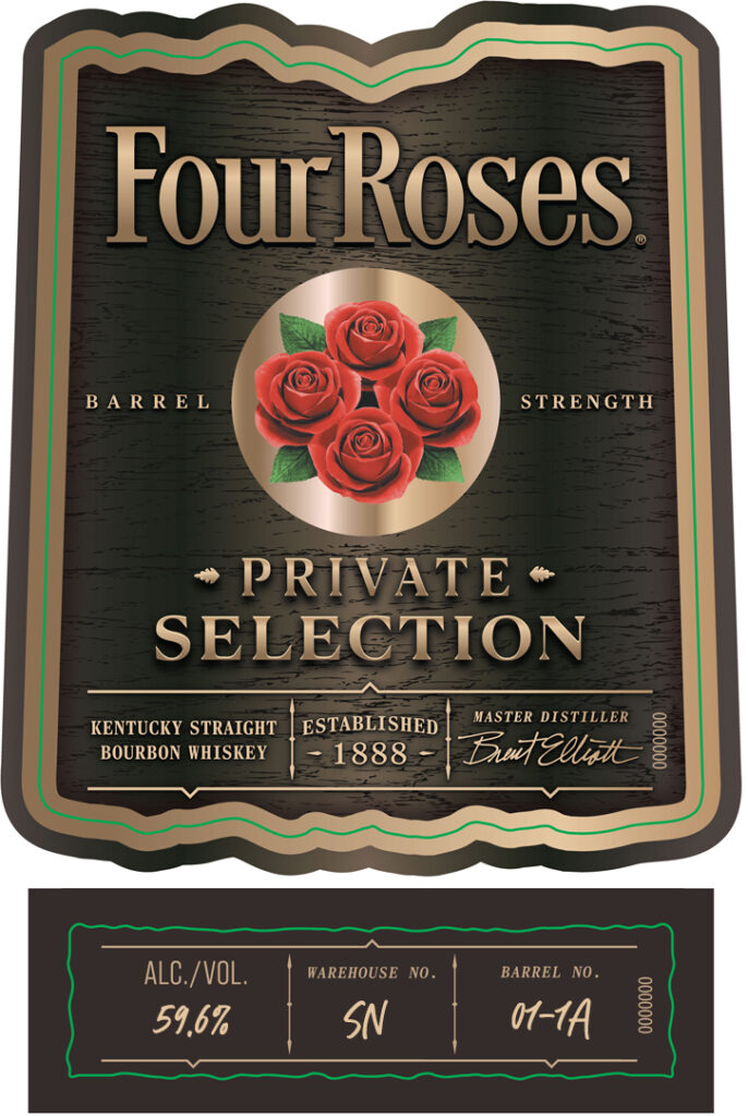 Four Roses Barrel Strength Private Selection Kentucky Straight Bourbon Whiskey