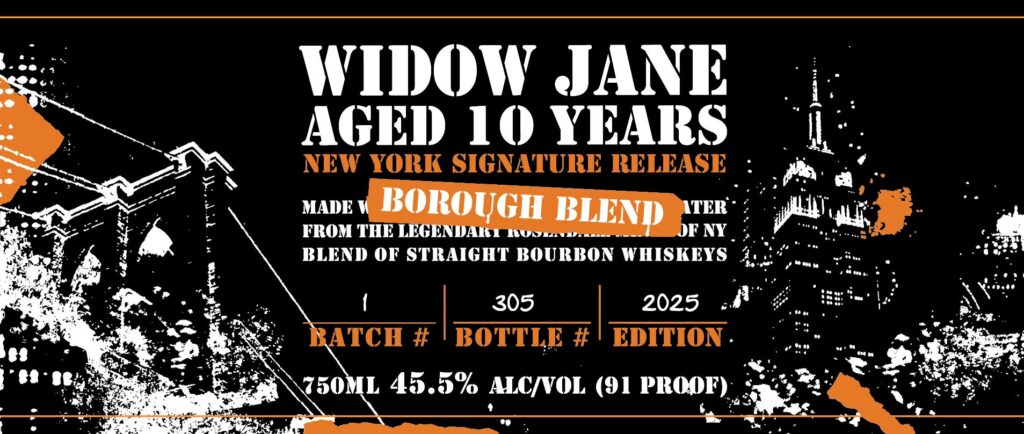 Widow Jane Distillery Borough Blend 10-Year New York Signature Blend