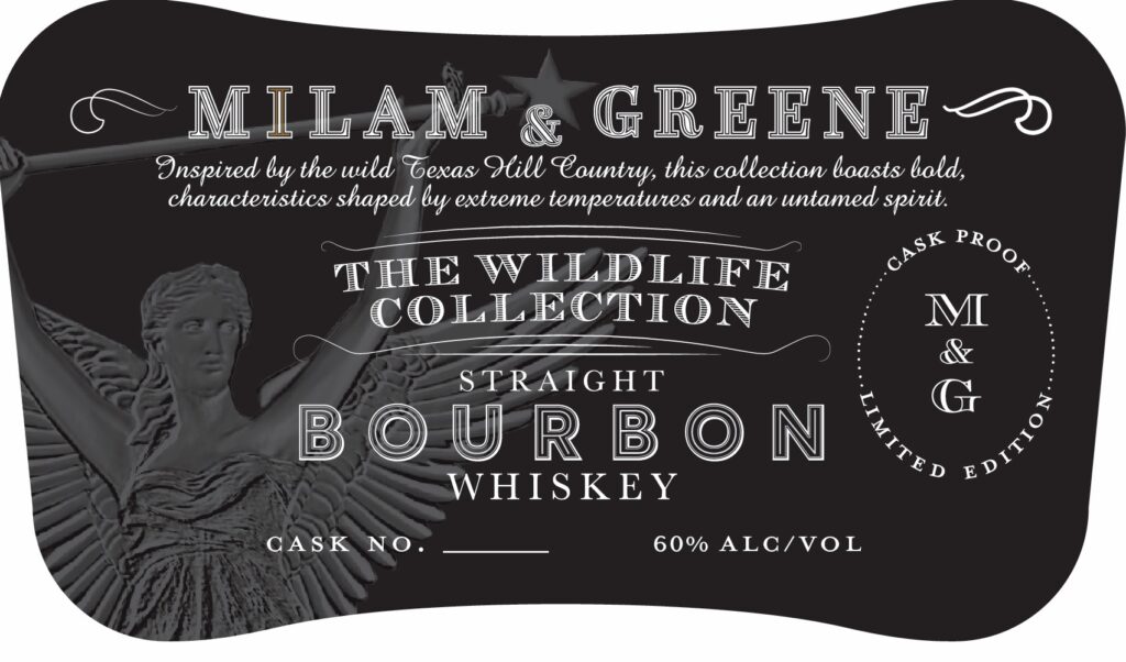 Milam & Greene The Wildlife Collection Straight Bourbon Whiskey
