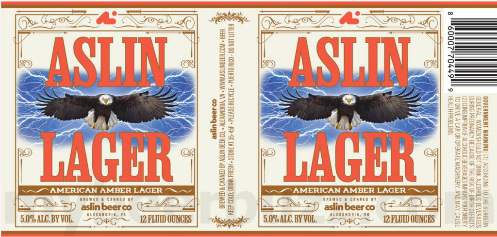 Aslin Beer Adding Aslin Lager & Alba 08