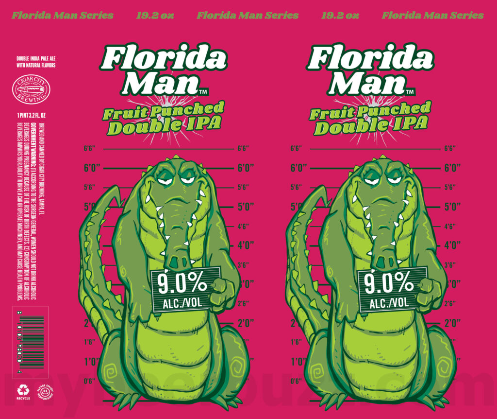 Cigar City Launching New Florida Man Series of Double IPAs