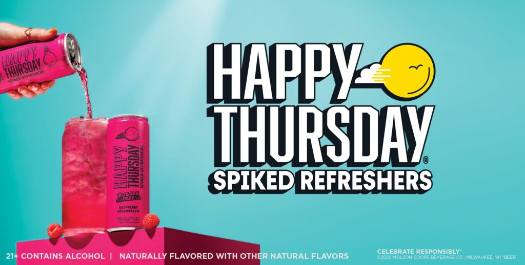 Happy Thursday Captures Beverage Trend with Launch of NEW Raspberry Dragonfruit Flavor