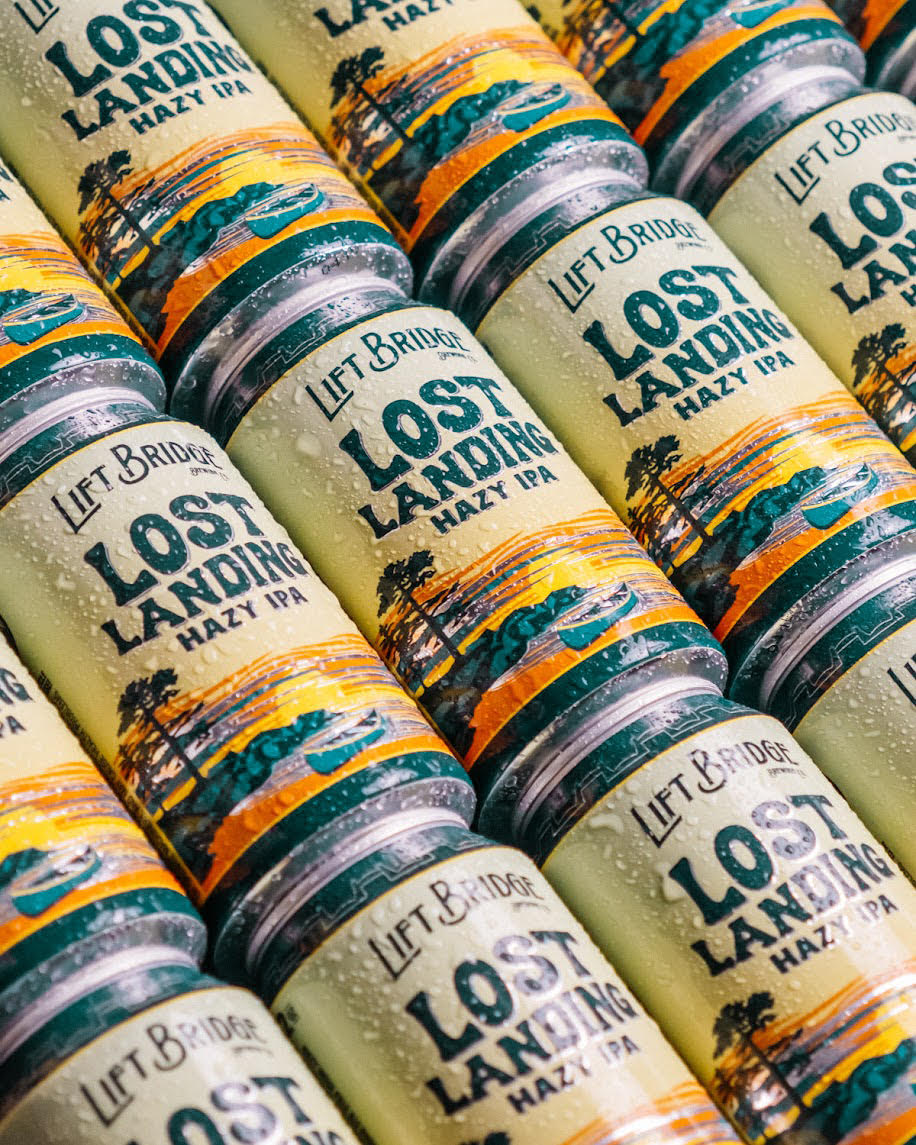 Lift Bridge Brewing Debuts New Year-Round Hazy IPA — Lost Landing