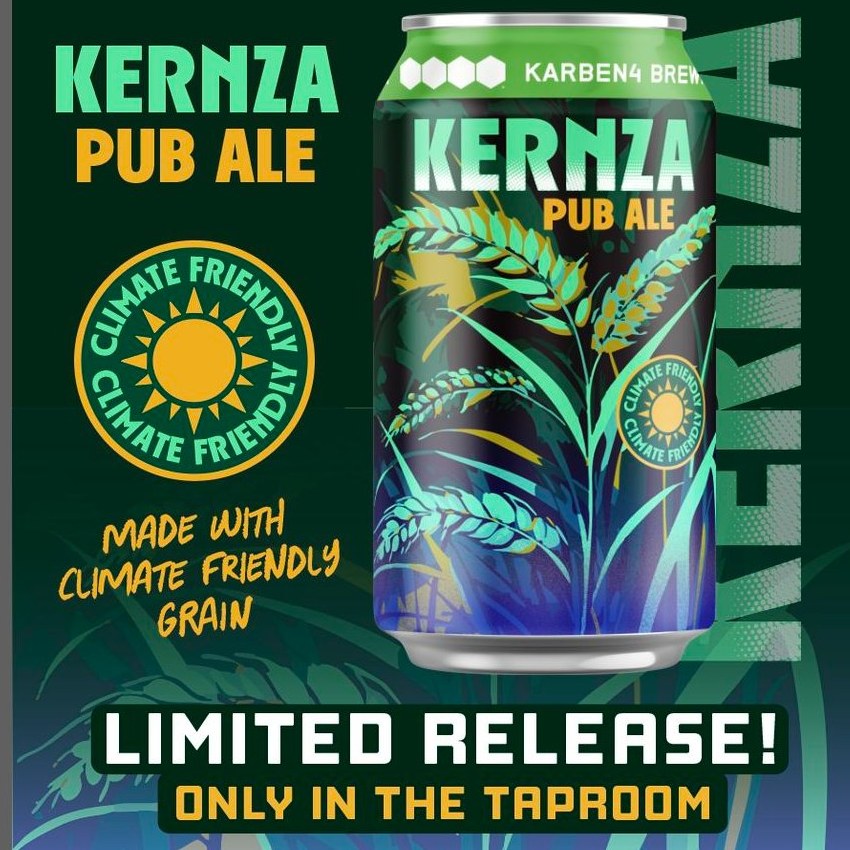 Karben4 Brewing Adding Kernza Pub Ale In Madison, WI