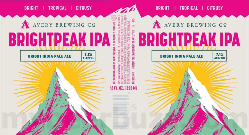Avery Brewing Adding Brightpeak IPA, Buffalo Beach & NAUGHtea