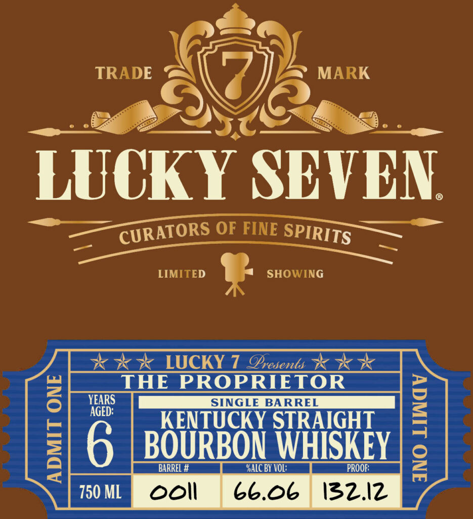 Lucky Seven Spirits The Proprietor 6-Year Single Barrel Kentucky Straight Bourbon Whiskey