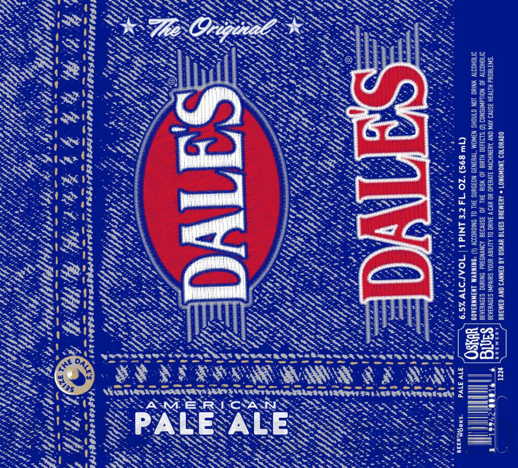 Oskar Blues Adding Dale’s Pale & Dale’s Light Lager Denim Packaging