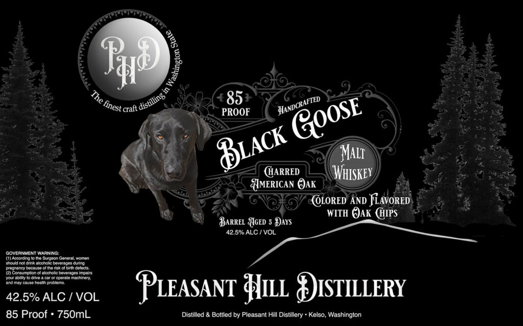 Pleasant Hill Distillery Black Goose Malt Whiskey
