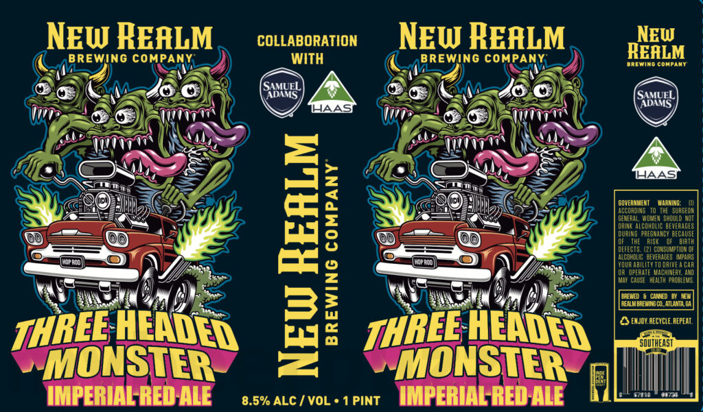 New Realm, Samuel Adams & Haas Collaborate On Three Headed Monster