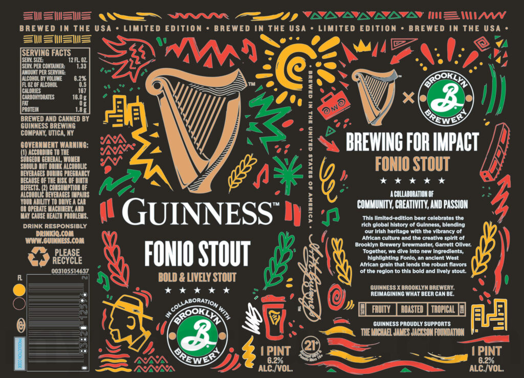 Guinness & Brooklyn Brewery Collaborate On Fonio Stout