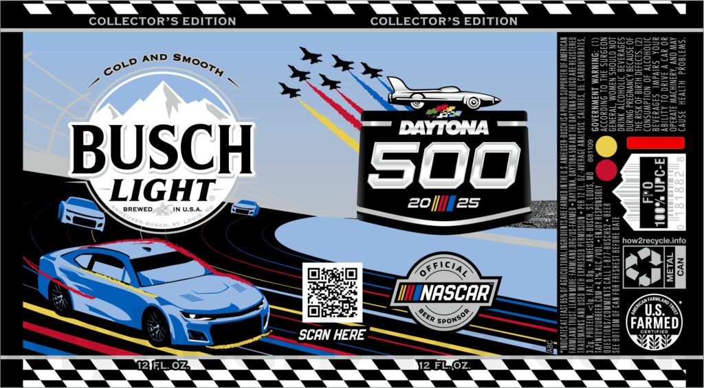 Busch Light Daytona 500 Commemorative Cans Return