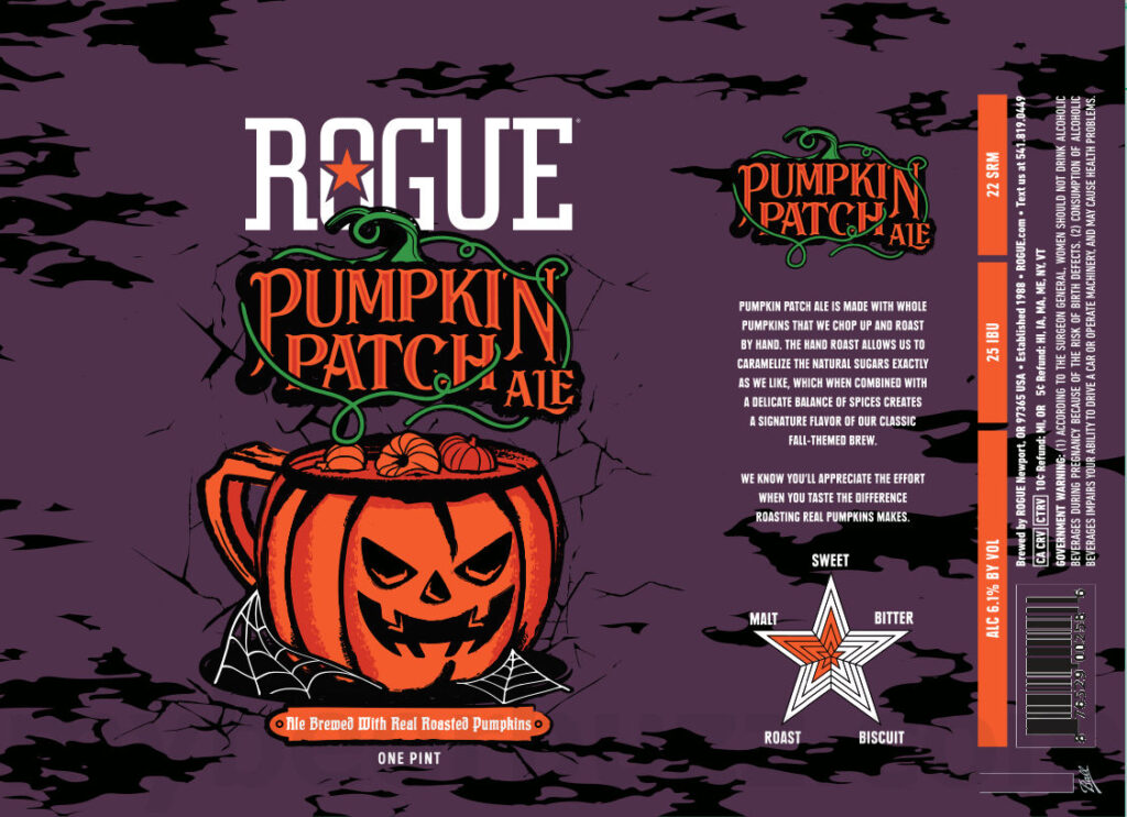 Rogue Updating Pumpkin Patch Ale Cans