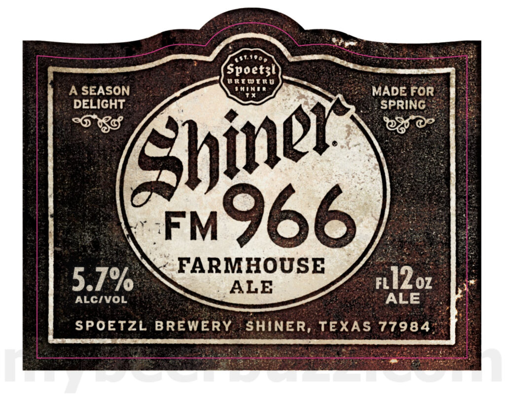 Shiner Adding FM 966 Farmhouse Ale