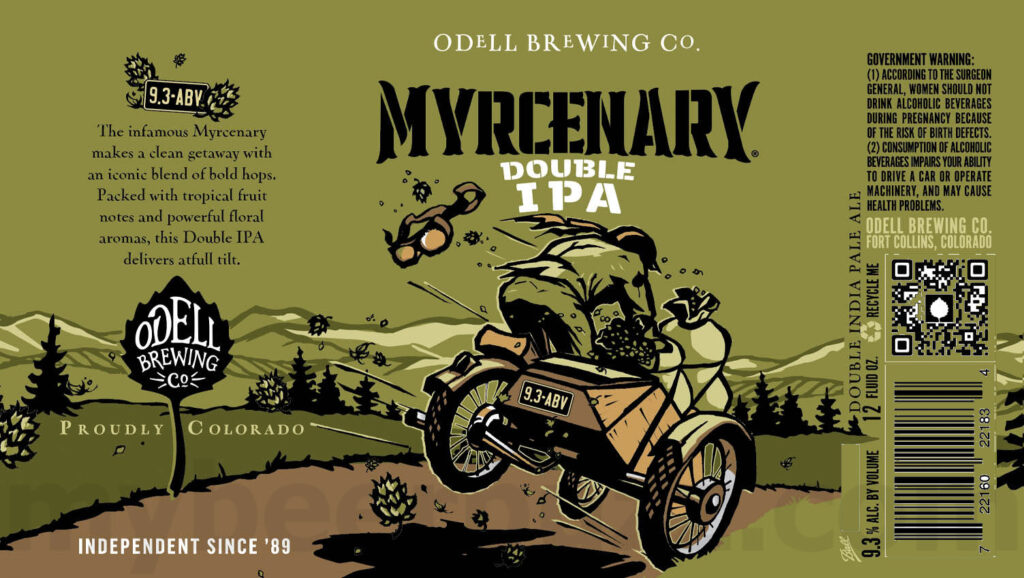 Odell Updating Myrcenary Double IPA
