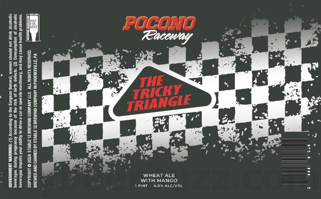Stable 12 Brewing Adding Pocono Raceway The Tricky Triangle