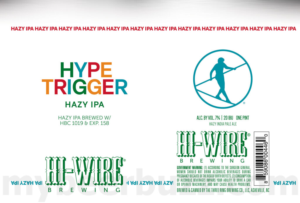 Hi-Wire Adding Hype Trigger Hazy IPA
