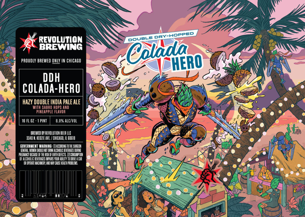 Revolution Adding Double Dry-Hopped Colada Hero