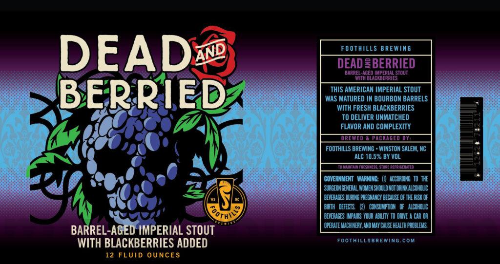 Foothills Adding Dead And Berried, Chef KevD Chefweizen & Twenty Years