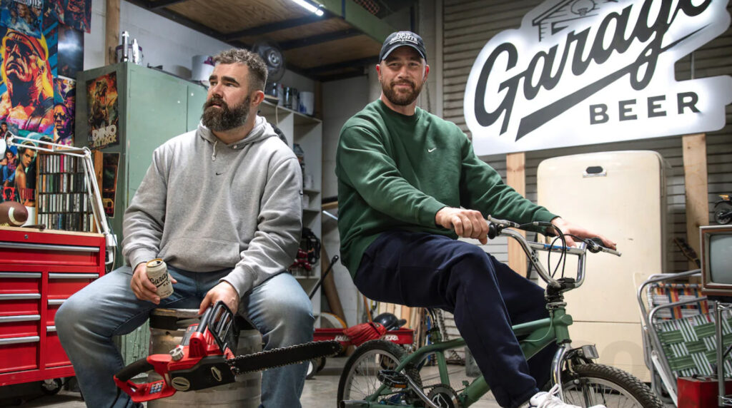 Jason & Travis Kelce Join Forces for The First Time as Owners and Operators of Garage Beer