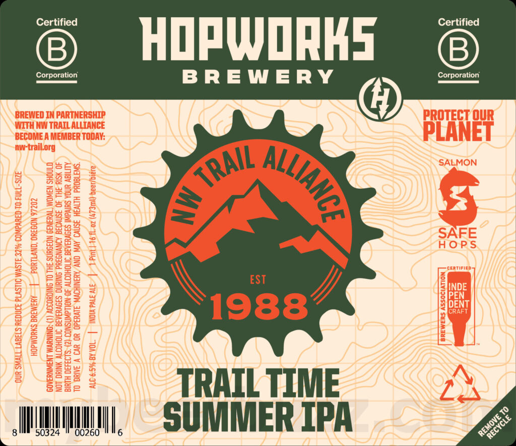 Hopworks & NW Trail Alliance Team Up For Trail Time Summer IPA