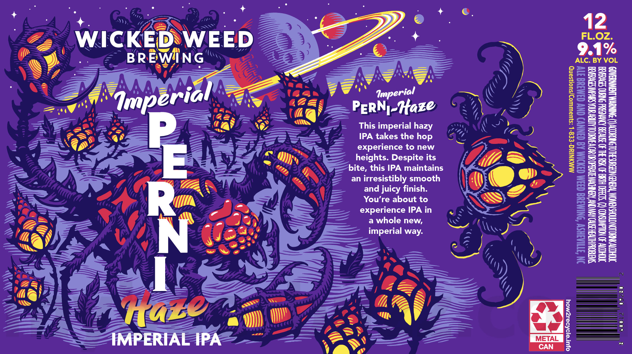 Wicked Weed Working On Imperial Perni-Haze