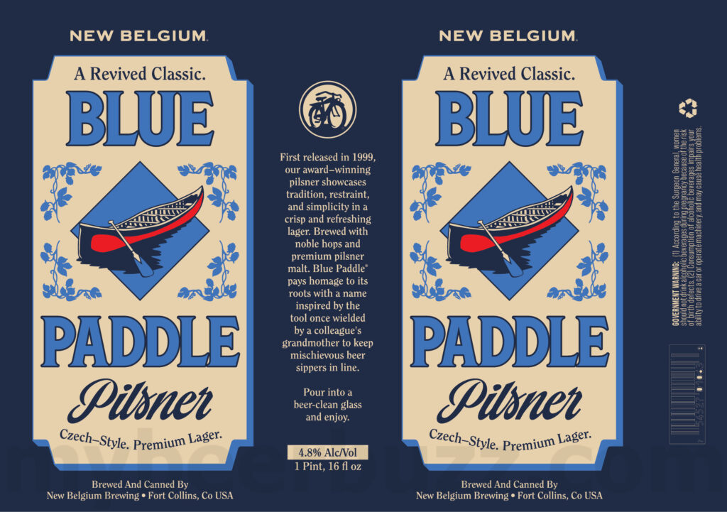 New Belgium Blue Paddle Returning In 16oz Cans