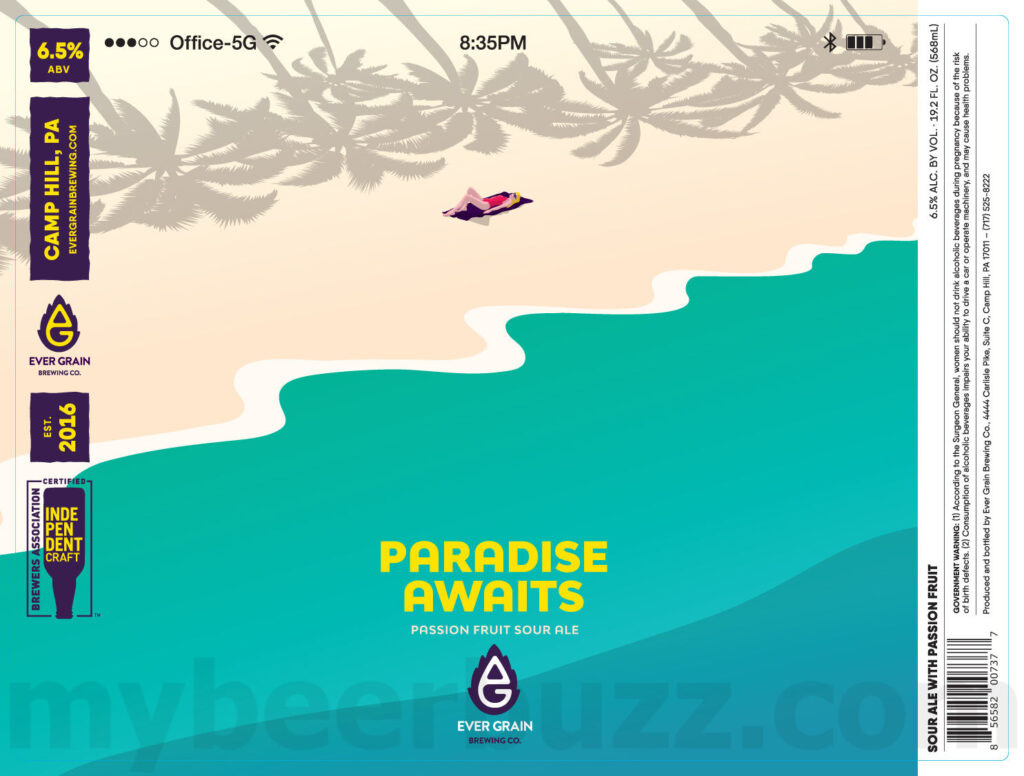 Ever Grain Brewing Adding Paradise Awaits