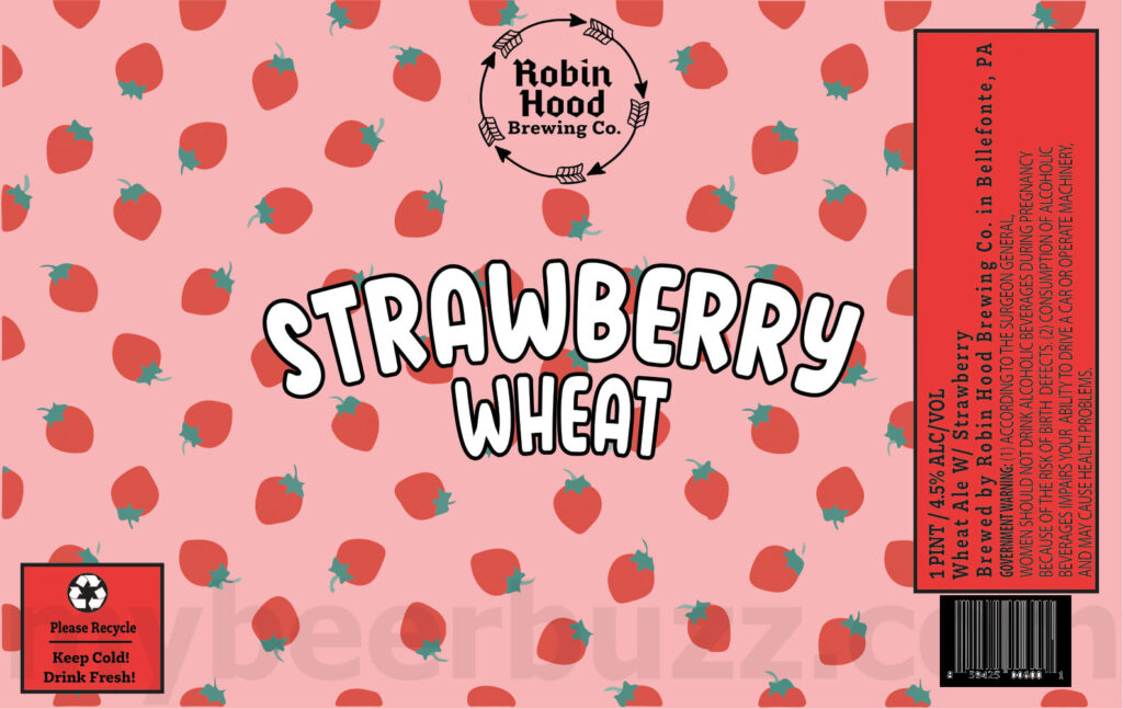 Robin Hood Brewing Adding Strawberry Wheat