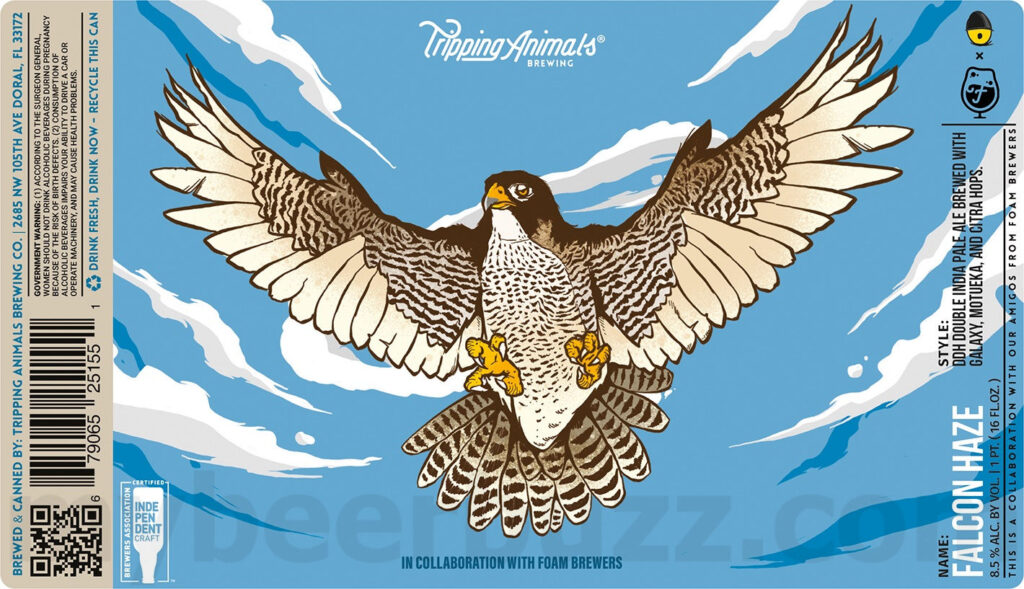 Tripping Animals & Foam Brewers Collaborate On Falcon Haze / American Solera Monkey Trouble