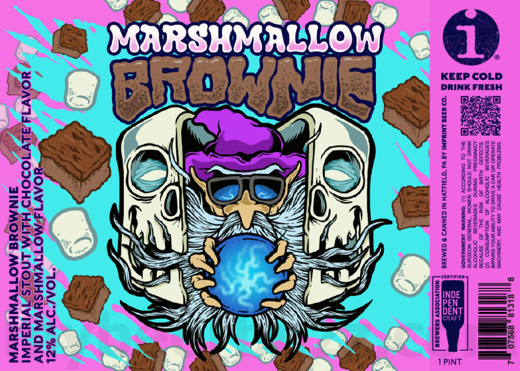 Imprint Beer Adding Marshmallow Brownie