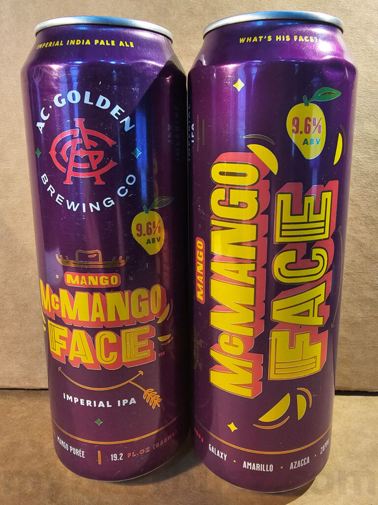 Mybeerbuzz .com Highlights AC Golden Mango McMango Face