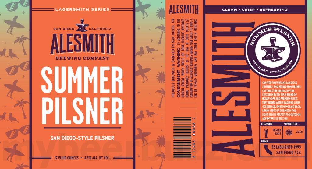 AleSmith Adding Summer Pilsner