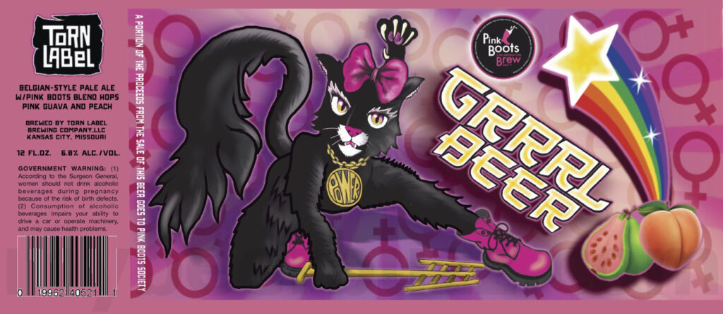 Torn Label & Pink Boots Society Collaborate On GRRRL Beer