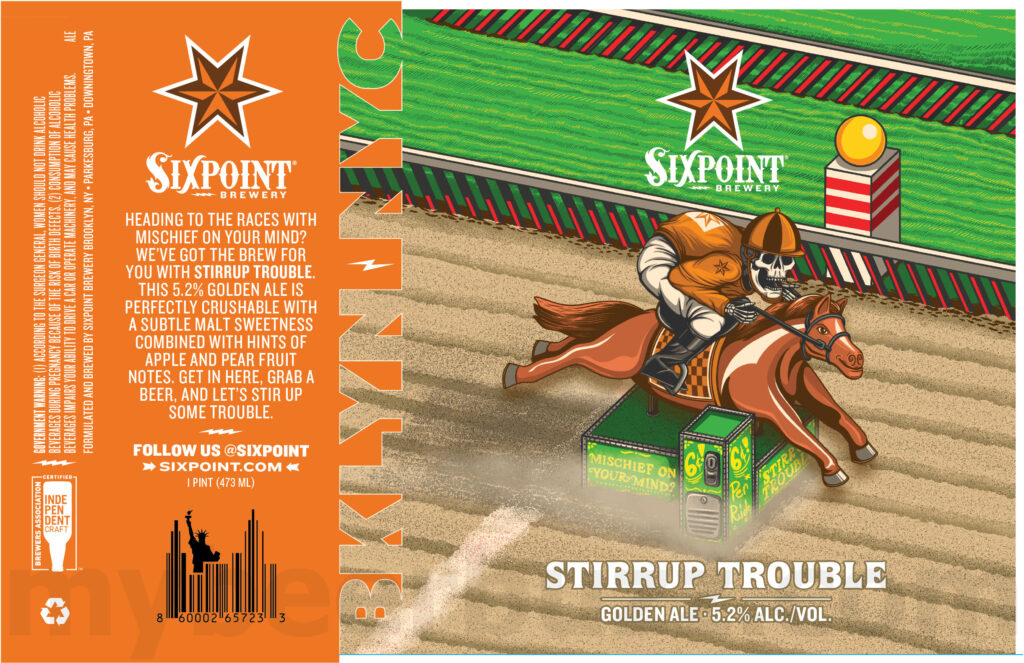 Sixpoint Adding Stirrup Trouble Golden Ale