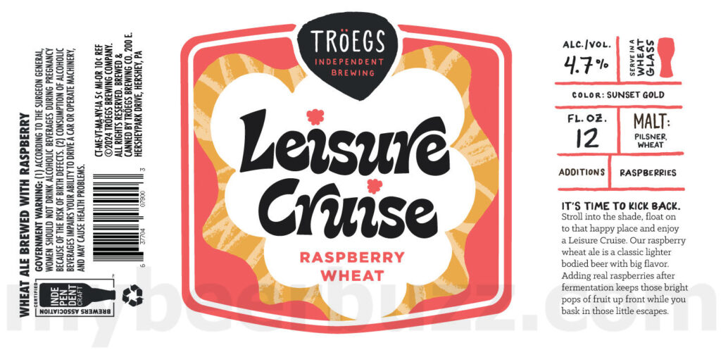 Tröegs Adding Leisure Cruise Raspberry Wheat