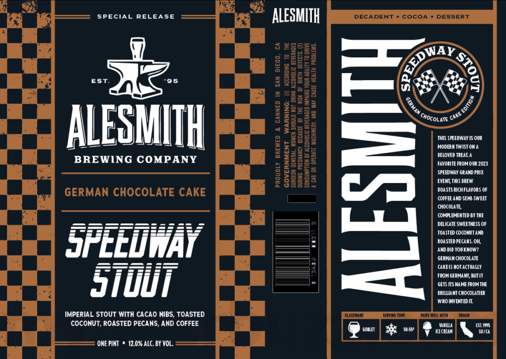 AleSmith Working On Speedway Stout German Chocolate Cake