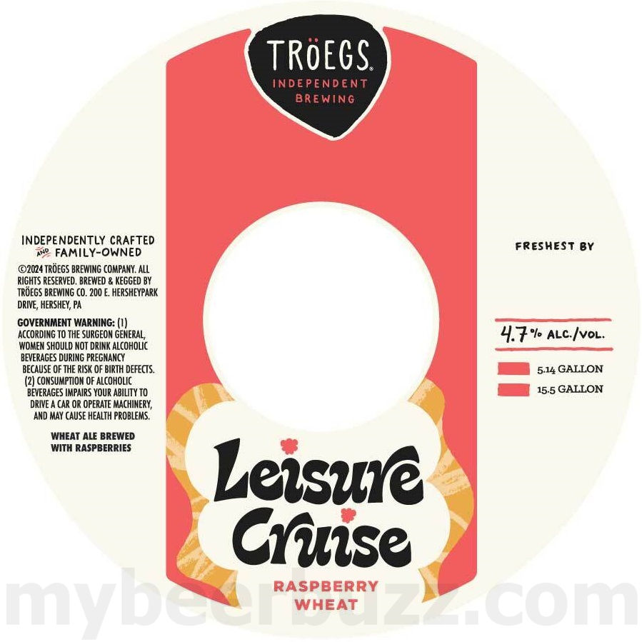 Tröegs Working On Leisure Cruise Raspberry Wheat