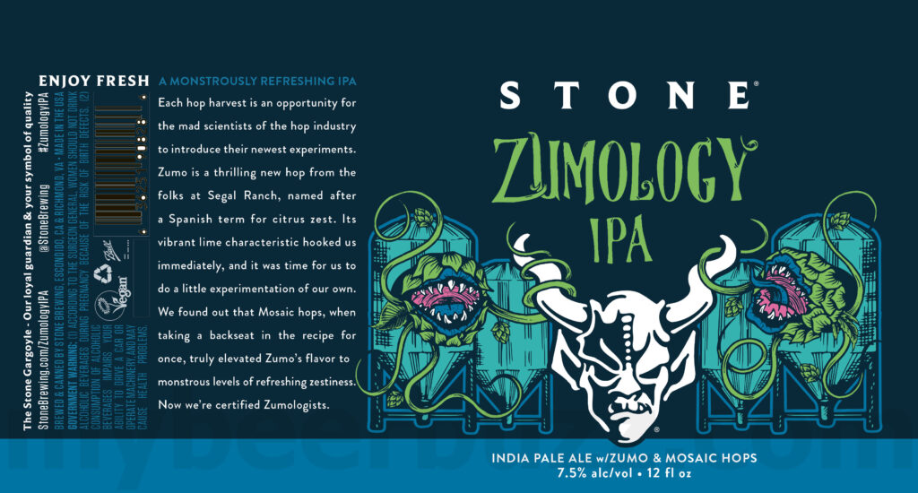 Stone Adding Zumology IPA With New Zumo Hops