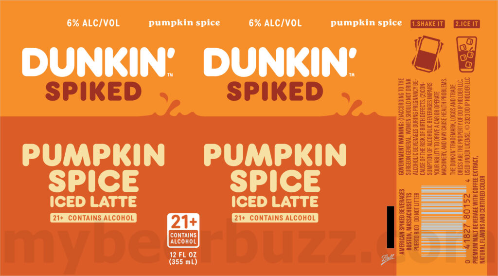 Harpoon & Dunkin’ Team Up For Dunkin’ Spiked Pumpkin Spice Iced Latte / Test Batch / Peppermint Mocha