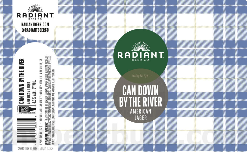 Radiant Beer Adding Can Down By The River