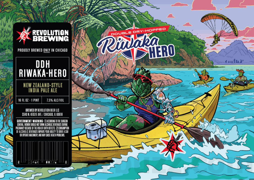 Revolution Adding Double Dry-Hopped Riwaka Hero