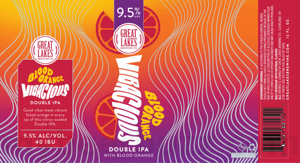 Great Lakes Brewing Co. Introduces Juicy Vibacious Double IPA / Vibacious Blood Orange