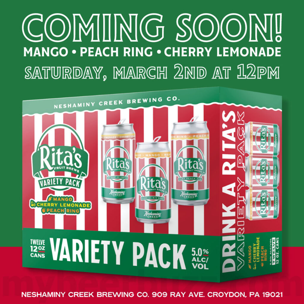 Neshaminy Creek’s Rita’s Fruit Brews Returns with New Variety Pack