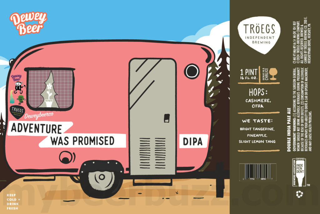 Tröegs & Dewey Beer Collaborating On Adventure Was Promised DIPA